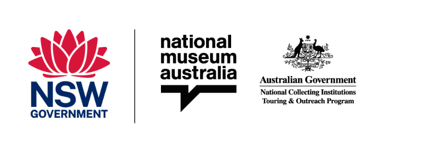 NSW Government, National Museum Australia and NCITO Program logos