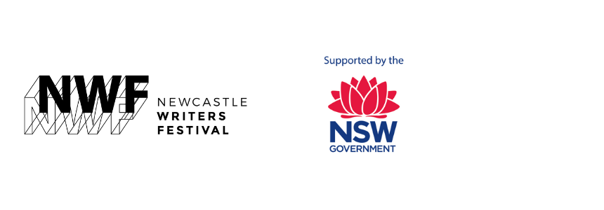 Newcastle Writers Festival and Create NSW logos