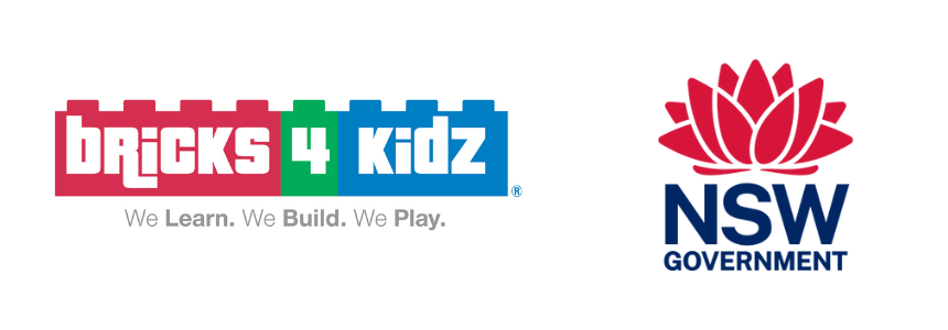 Bricks 4 Kidz and NSW Government logos